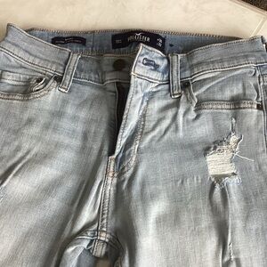 Hollister Men's Skinny Jeans in Light Blue